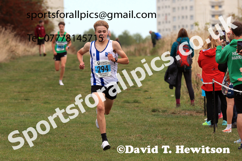 Mens and Womens under-17s, 2025 Farringdon Cross Country Relays, Sunderland. Photo: David T. Hewitson/Sports for All Pics